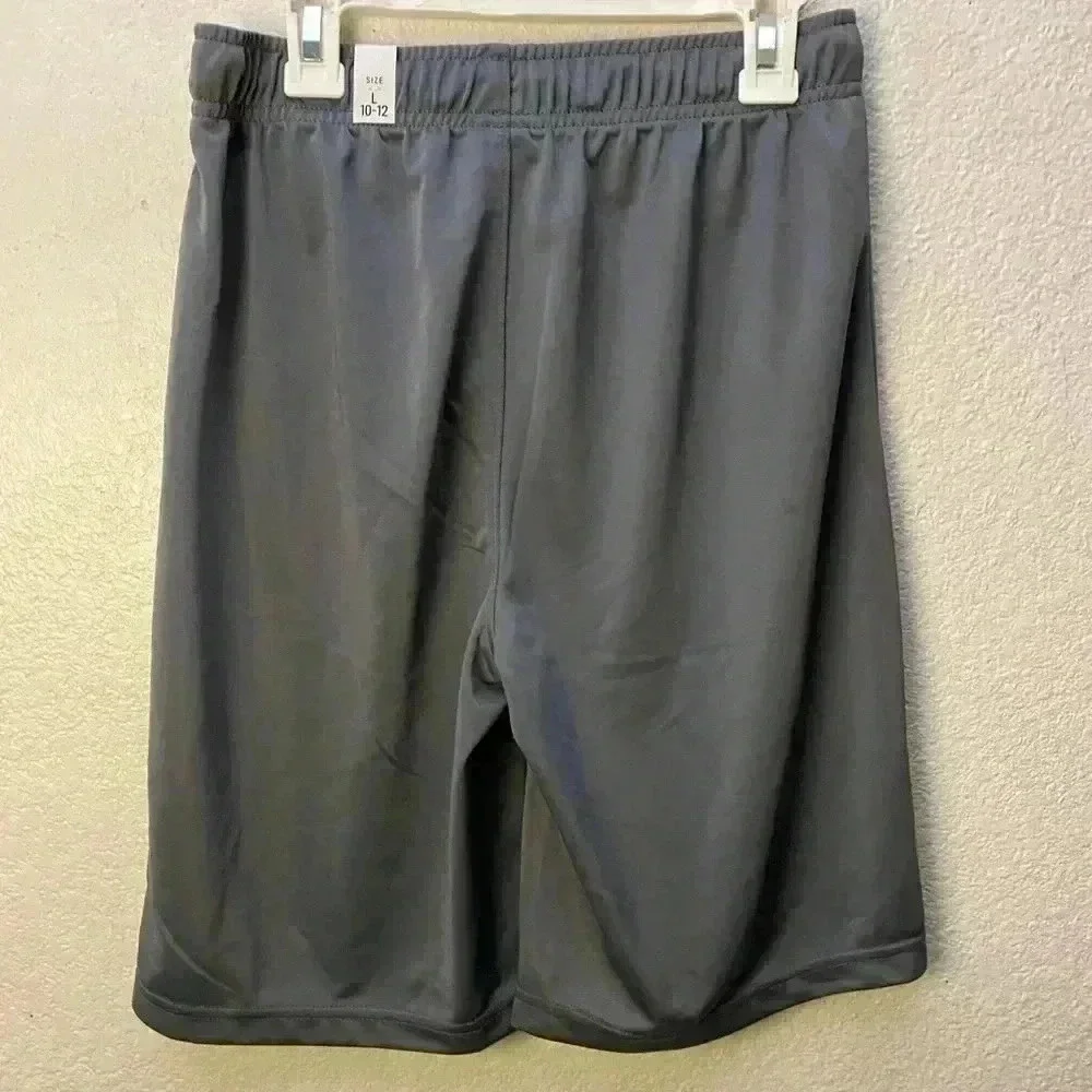 🆕 Place Sport Boys Basketball Grey Shorts L🆕